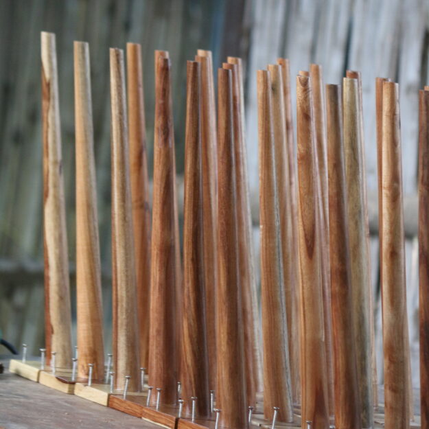 wooden legs